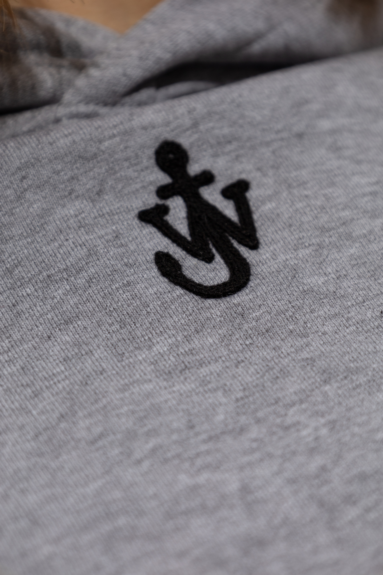 ★J W ANDERSON★ Logo Pocket Sweatshirt Gray JW0074PG1192929 JW Anderson FADED LOGO POCKET SWEATSHIRT Purple | BSTN Store
